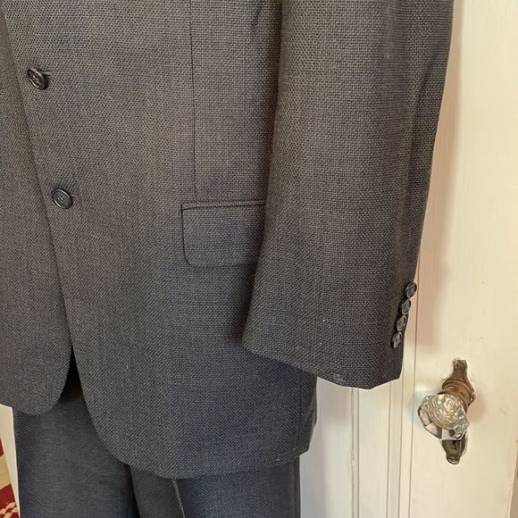 Joseph Abboud black wool suit - Picture 4 of 16